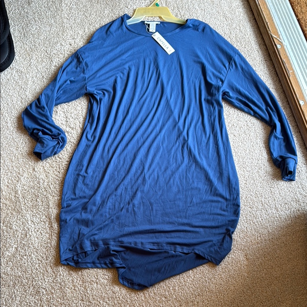 Capella Blue Midi Dress Medium